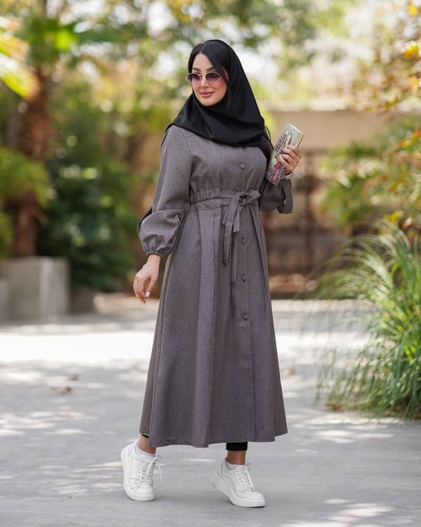 مانتو دو کمربندی مدل کمند (ضمانت اصالت) - Image 13