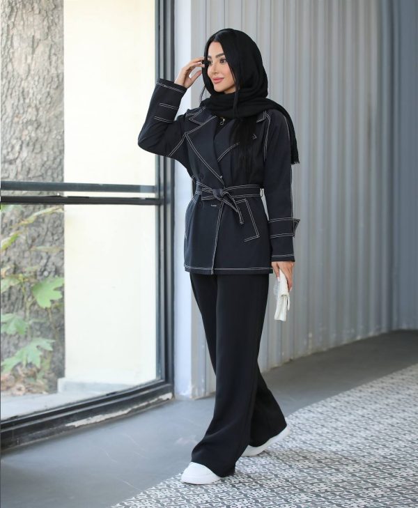 مانتو کوتاه کتان پلاس ( ضمانت اصالت ) - Image 8