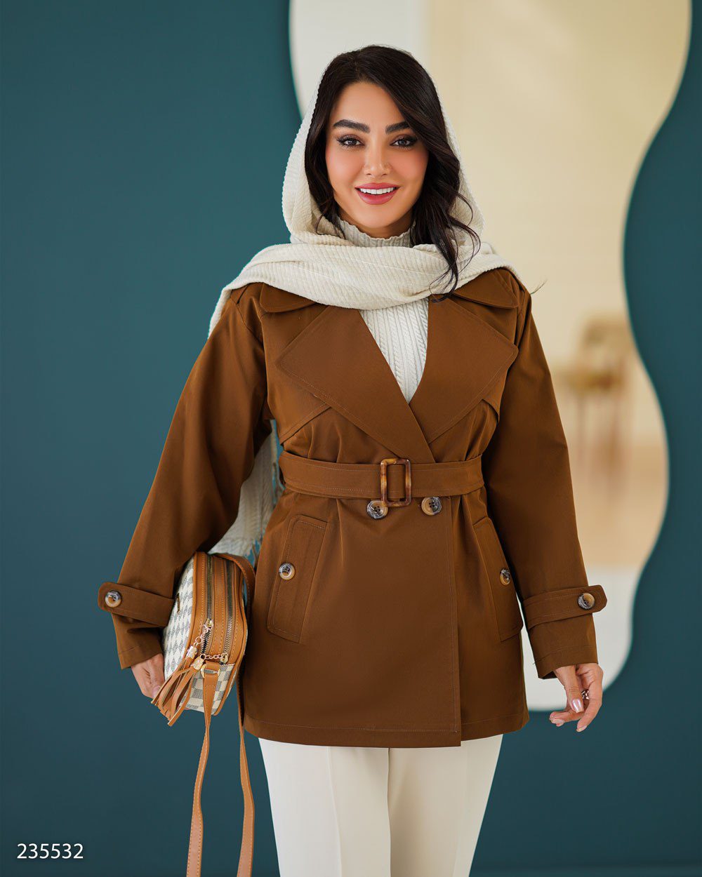 بارانی مدل مونا (ضمانت اصالت و ارسال رایگان) - Image 6