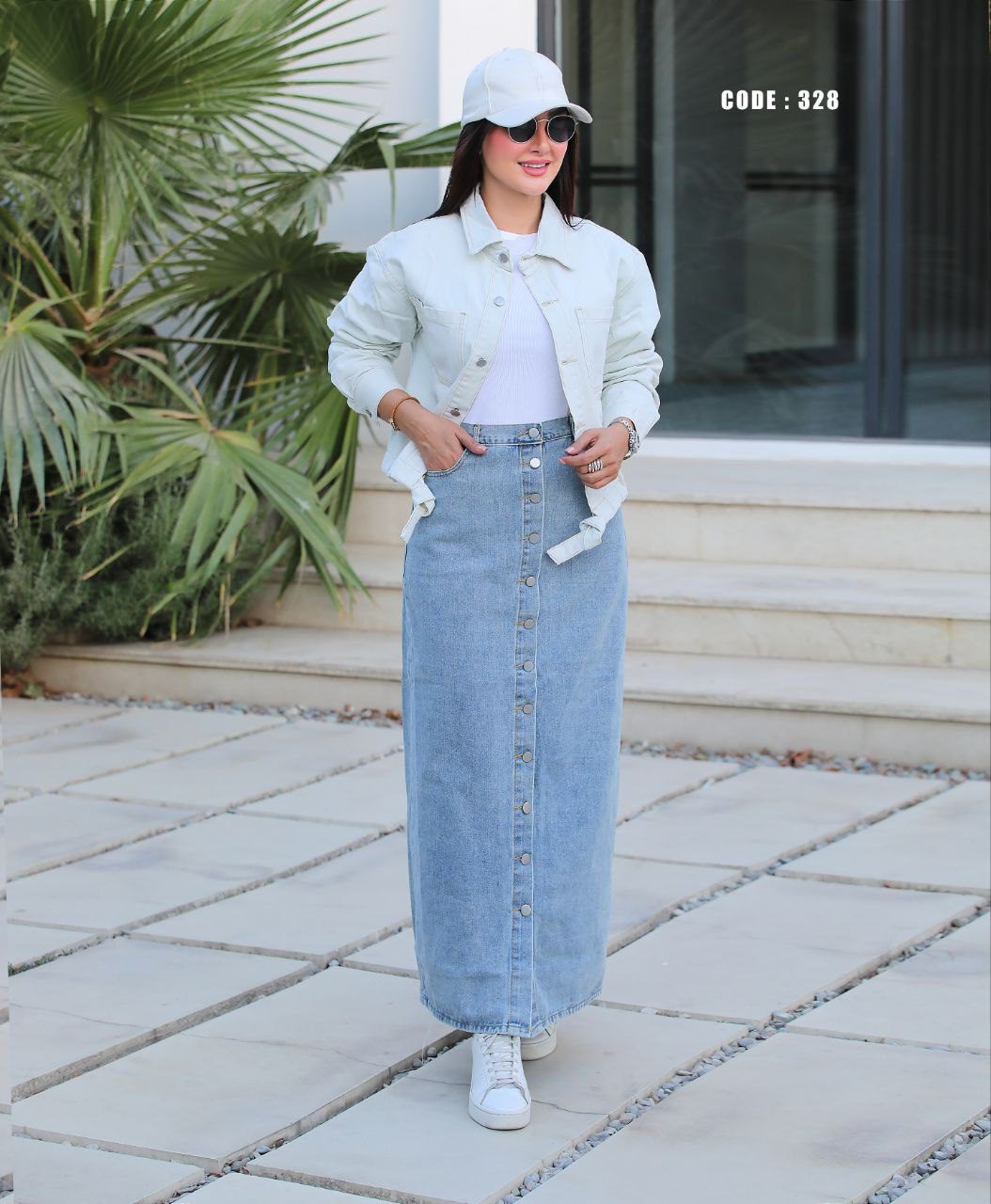 دامن جین وارداتی (اصالت ضمانت و ارسال رایگان)