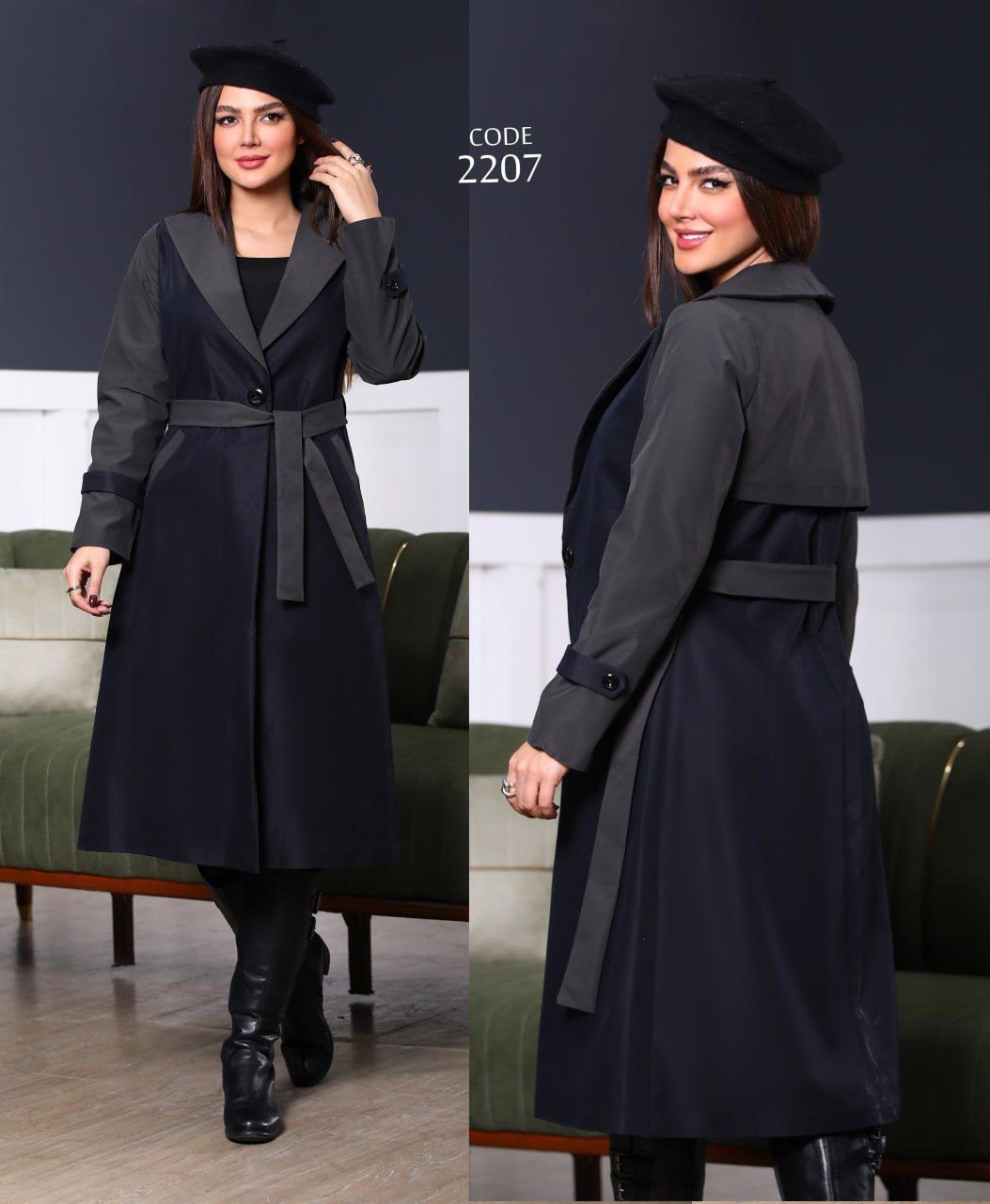 بارانی آستردار کد 2207 (ضمانت اصالت و ارسال رایگان) - Image 5