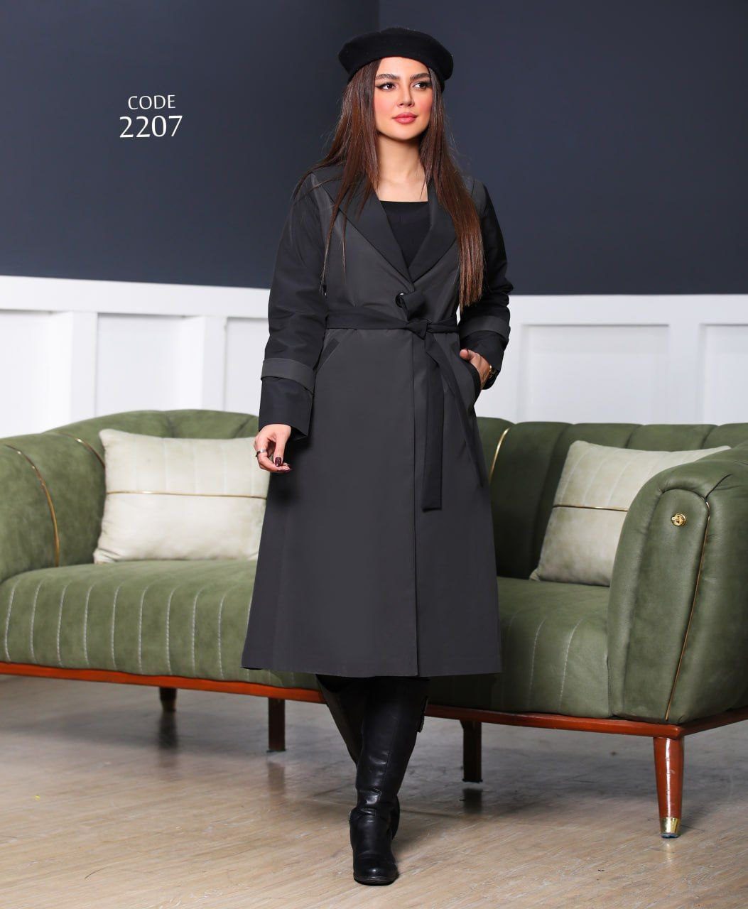 بارانی آستردار کد 2207 (ضمانت اصالت و ارسال رایگان) - Image 3