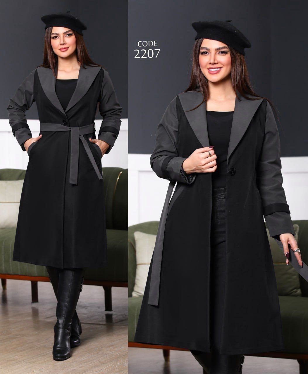 بارانی آستردار کد 2207 (ضمانت اصالت و ارسال رایگان) - Image 6