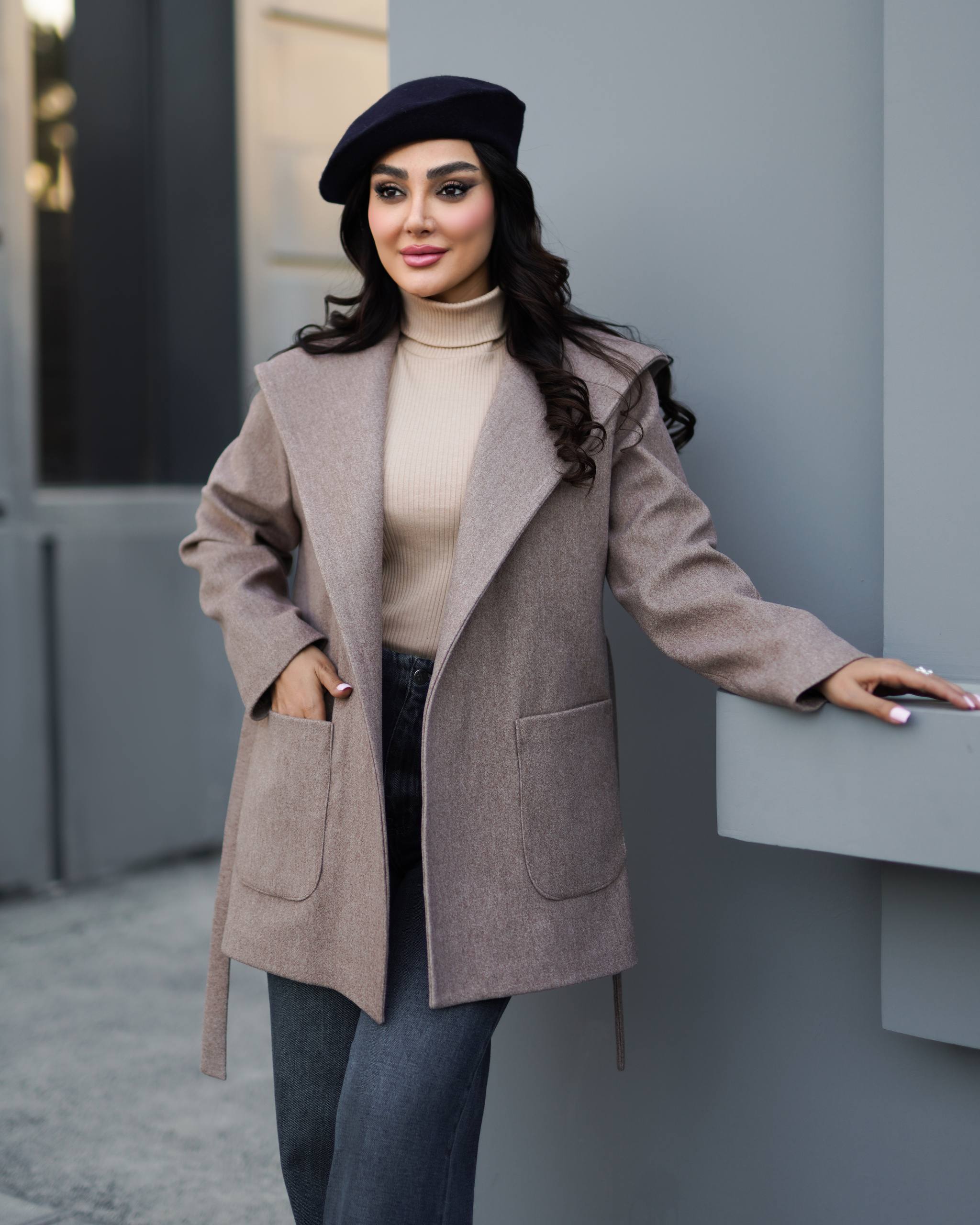 پالتو فوتر آستردار کلاهدار (ضمانت اصالت و ارسال رایگان)