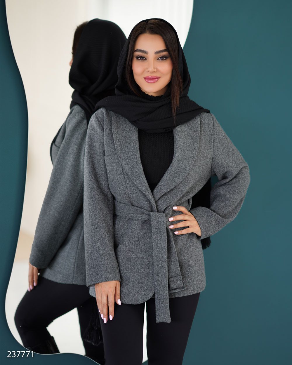 پالتو فوتر آستردار مدل نیلفام (ضمانت اصالت و ارسال رایگان) - Image 7