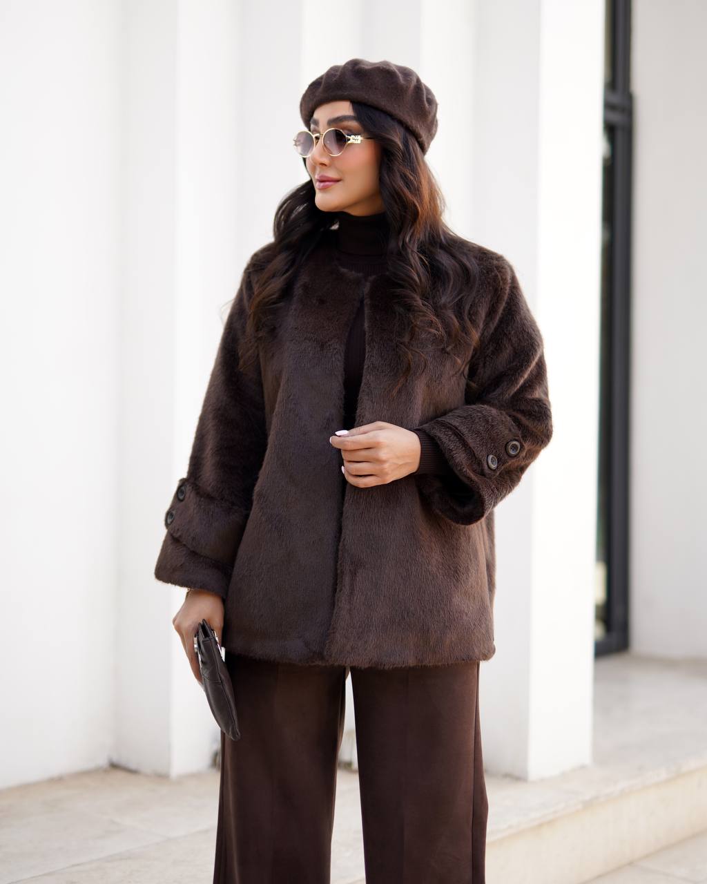 پالتو پوست آستردار باتن (ضمانت اصالت و ارسال رایگان)