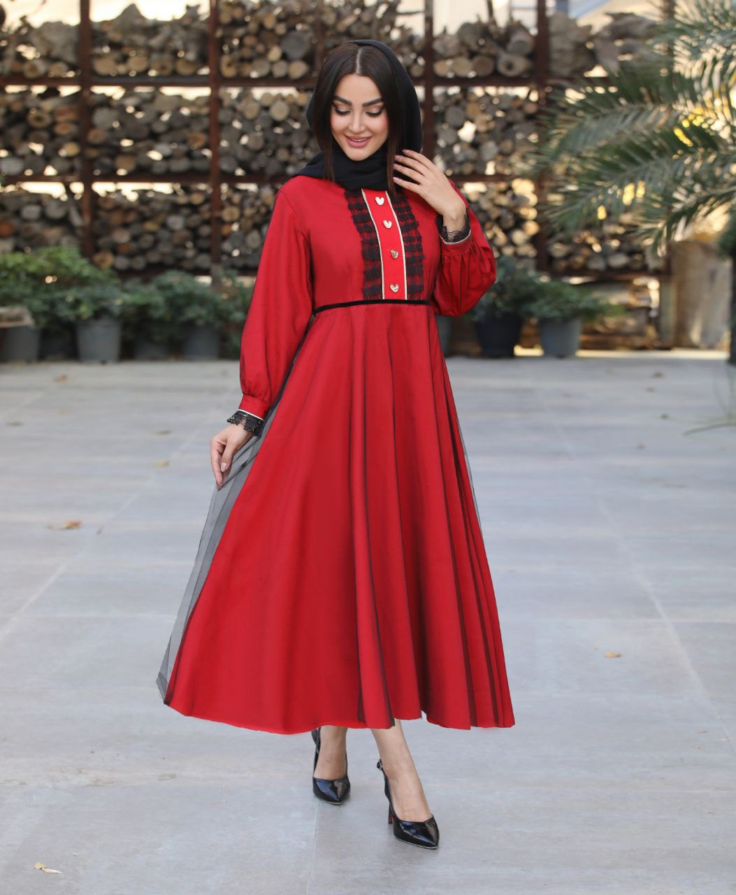 پیراهن کتان یلدایی پریوش (ضمانت اصالت و ارسال رایگان)