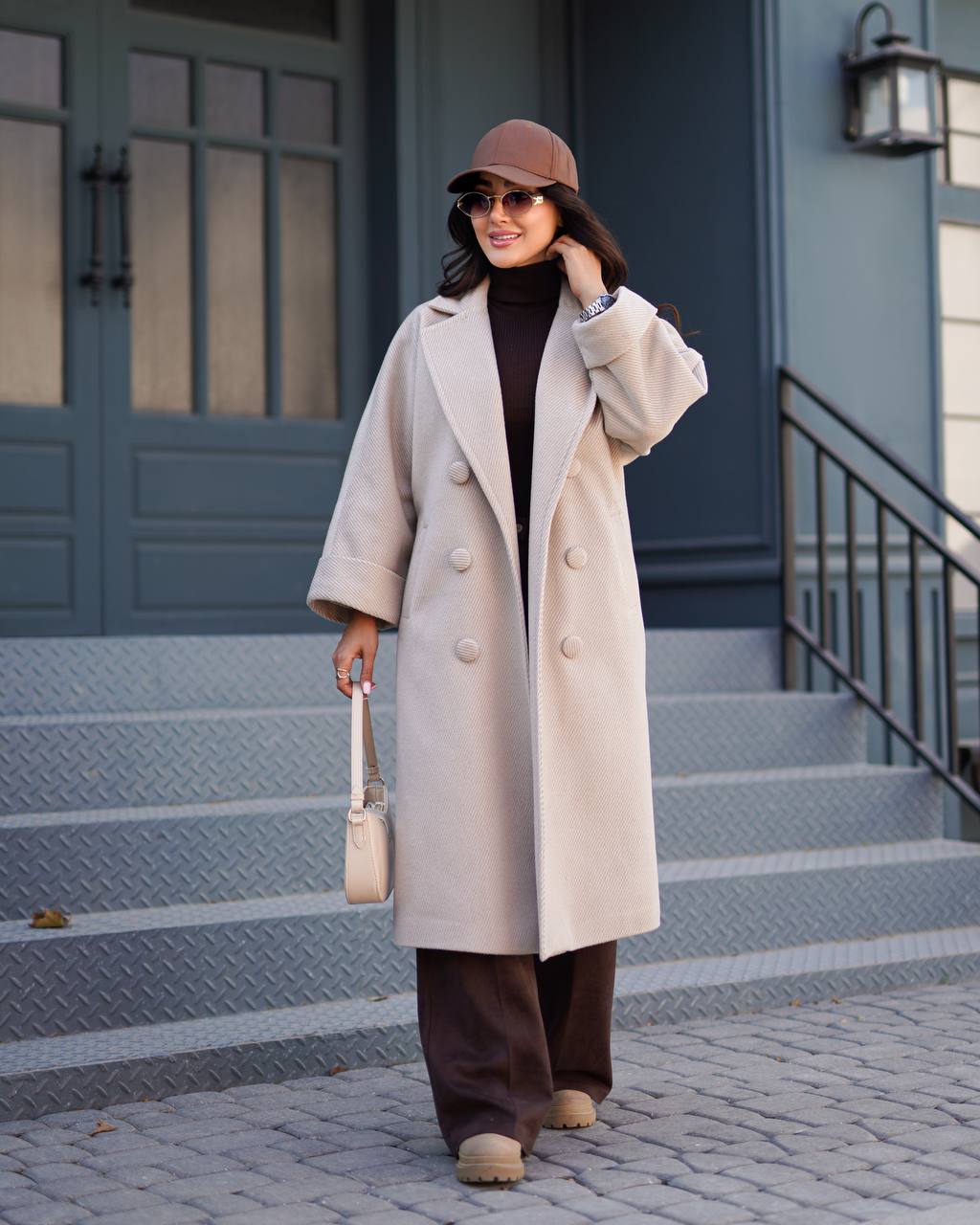 پالتو فوتر جناقی آستردار پاگن دار (ضمانت اصالت و ارسال رایگان)