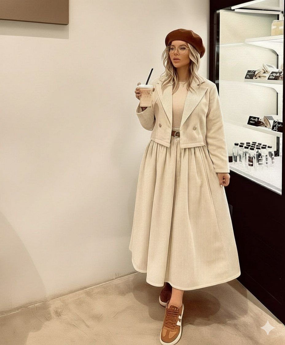 کت دامن مخمل کبریتی یلدایی (ضمانت اصالت و ارسال رایگان )