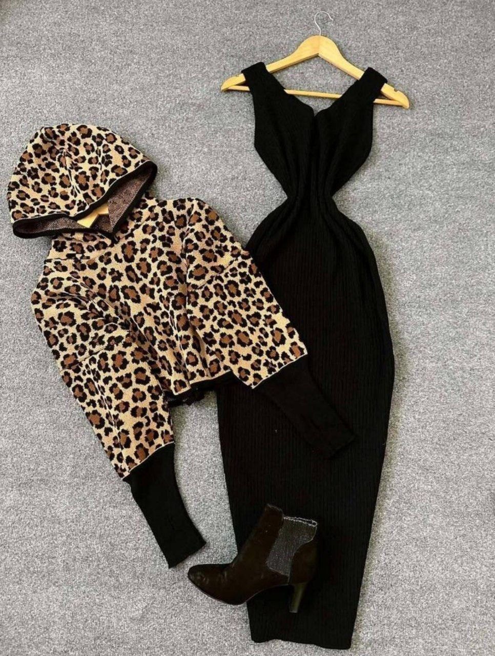 هودی سارافون بافت پلنگی زنانه (ضمانت اصالت و ارسال رایگان) - Image 4