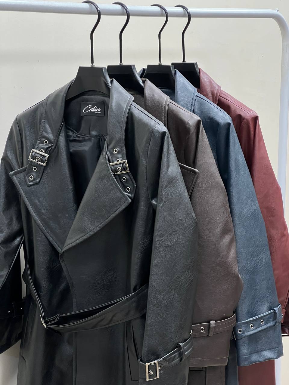 پالتو چرم آستردار زنانه کد 235 (ضمانت اصالت و ارسال رایگان) - Image 8