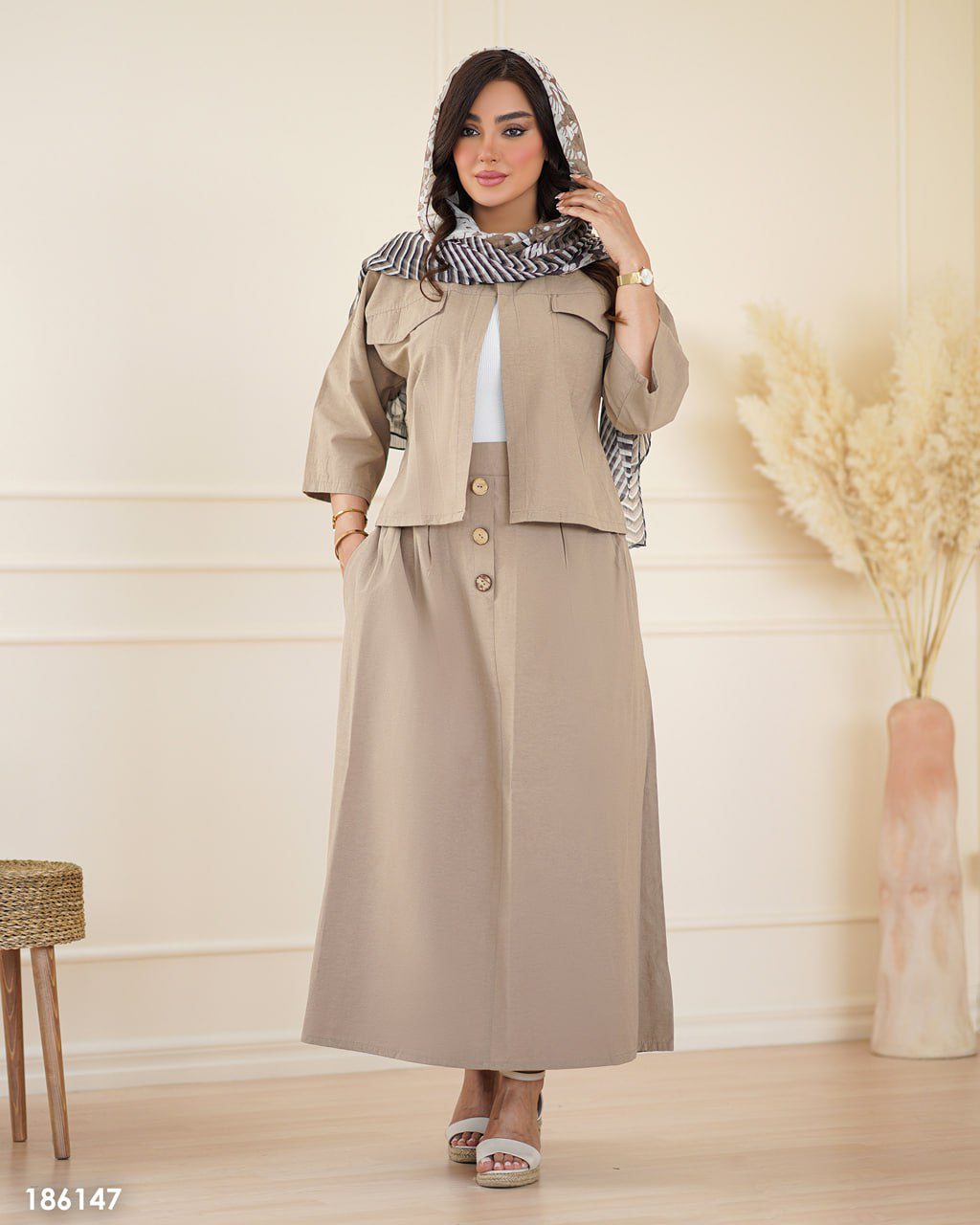 کراپ کت و دامن مدل شالین (ضمانت اصالت و ارسال رایگان) - Image 2