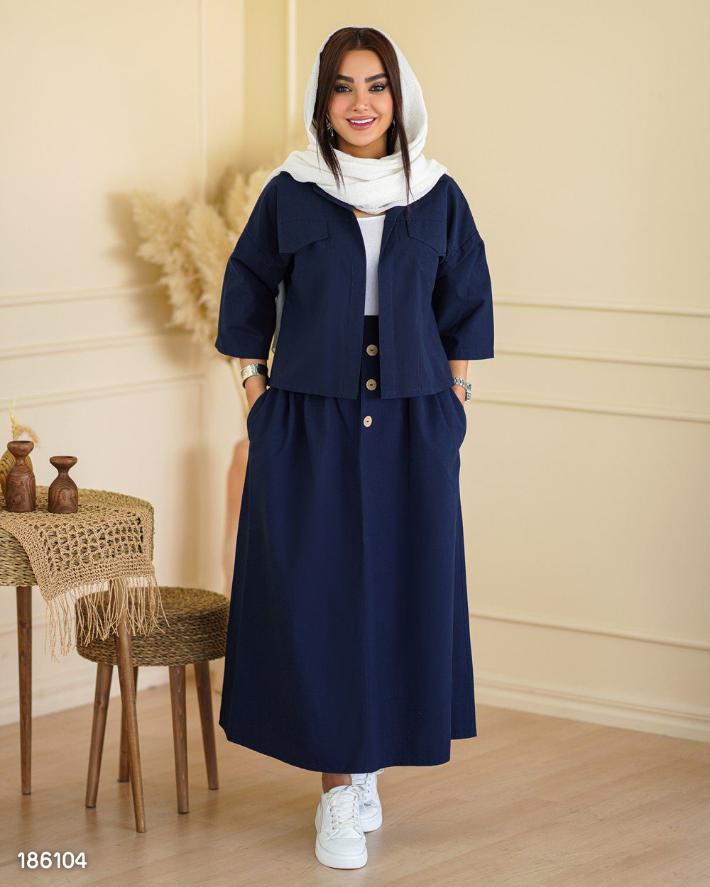 کراپ کت و دامن مدل شالین (ضمانت اصالت و ارسال رایگان) - Image 4