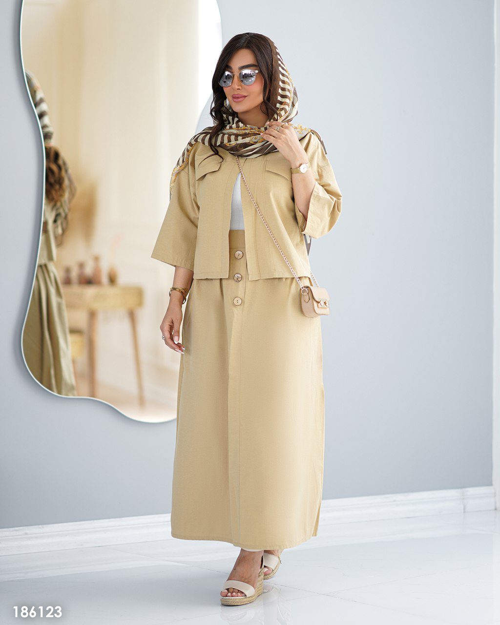 کراپ کت و دامن مدل شالین (ضمانت اصالت و ارسال رایگان) - Image 6