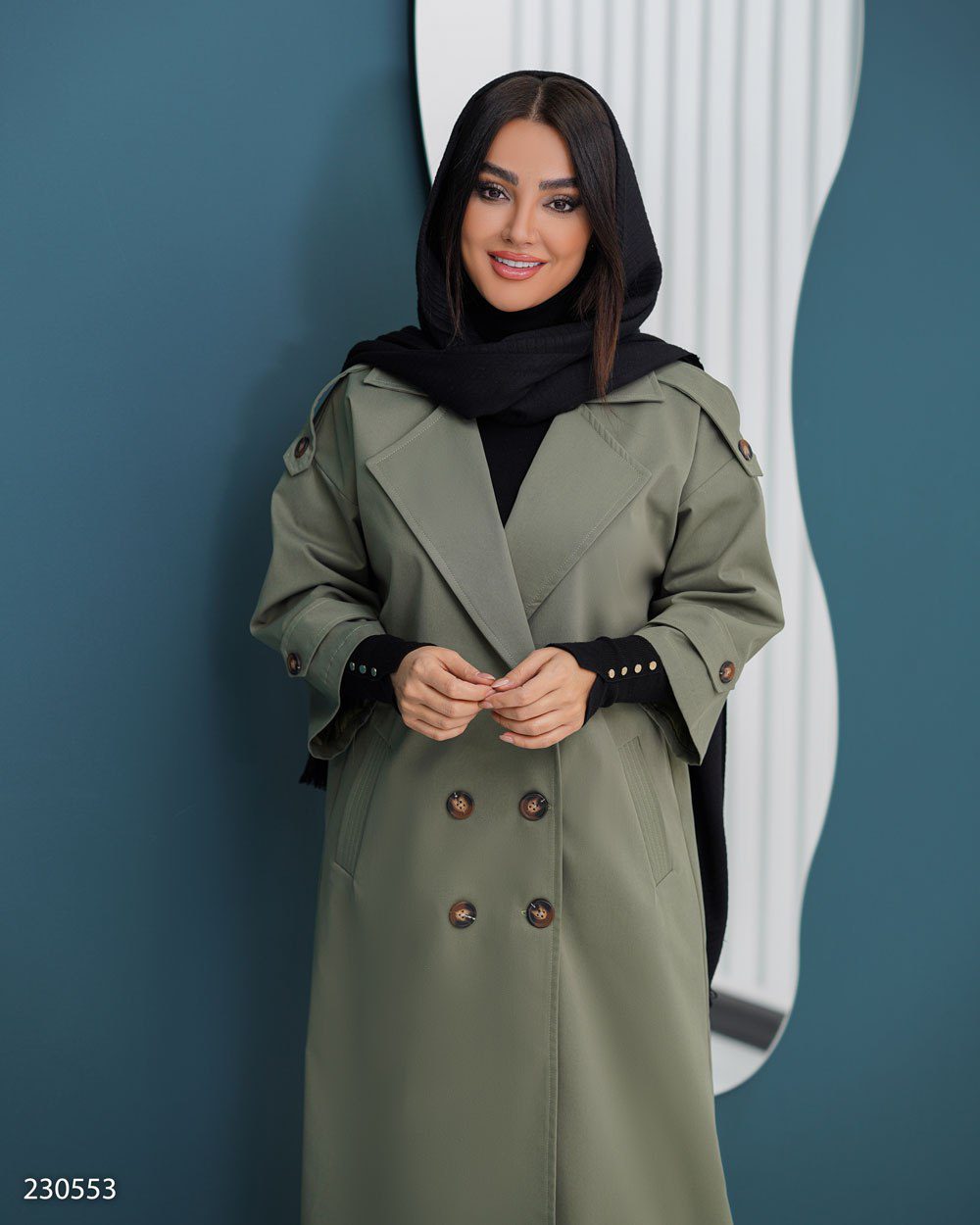 بارانی آستردار زنانه مدل راوش (ضمانت اصالت و ارسال رایگان) - Image 6