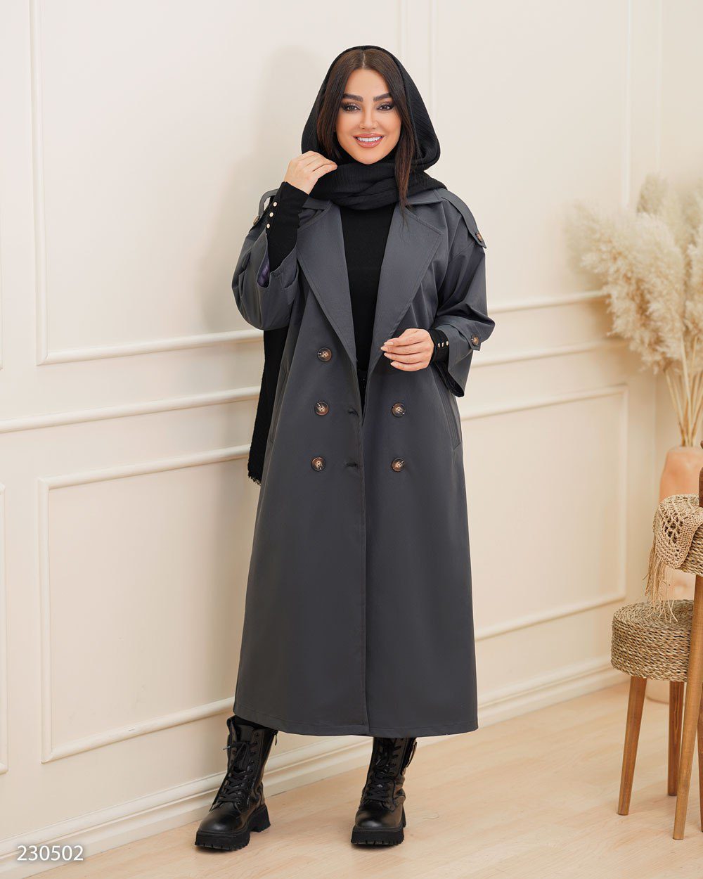 بارانی آستردار زنانه مدل راوش (ضمانت اصالت و ارسال رایگان) - Image 5