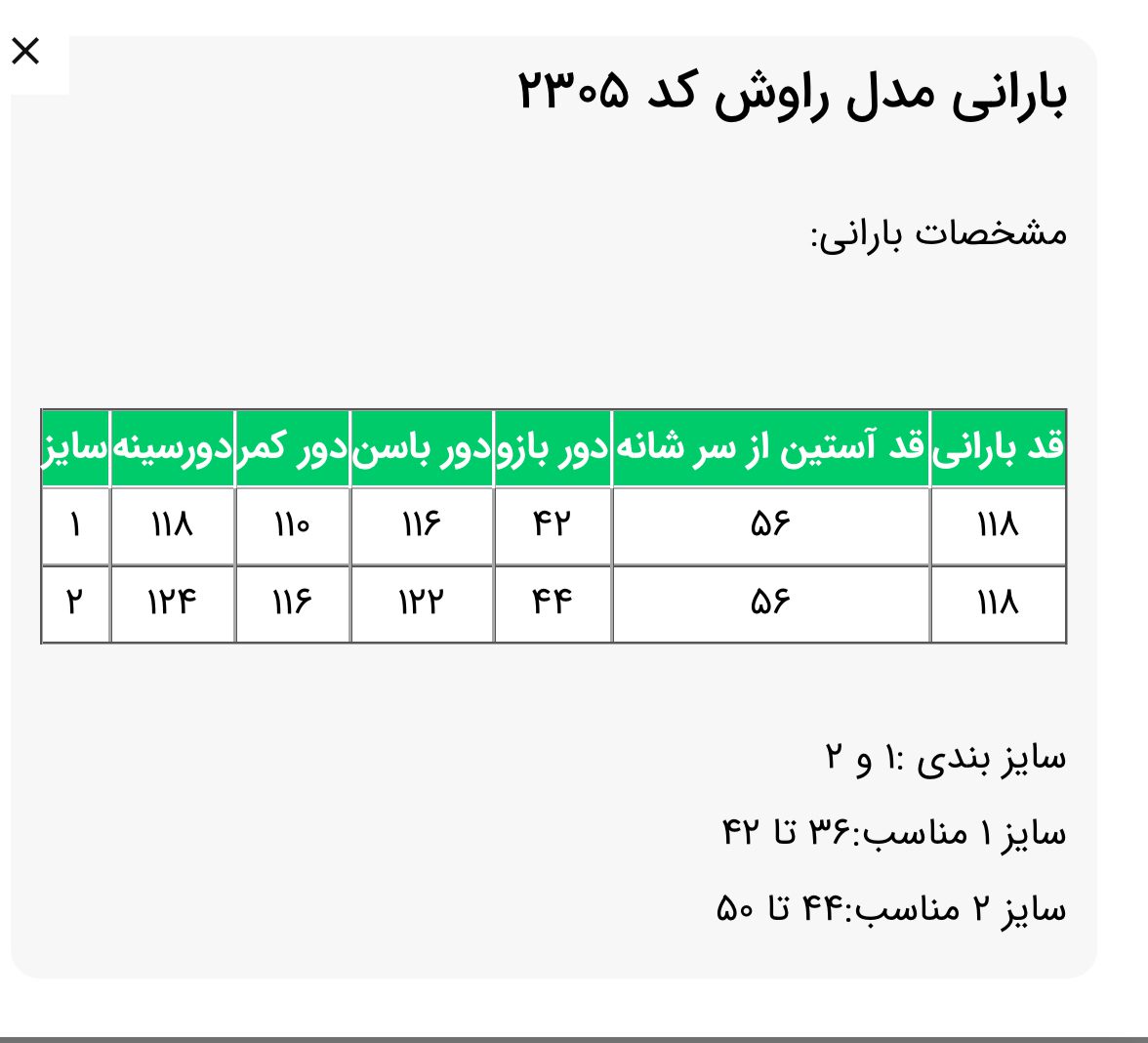 بارانی آستردار زنانه مدل راوش (ضمانت اصالت و ارسال رایگان) - Image 9