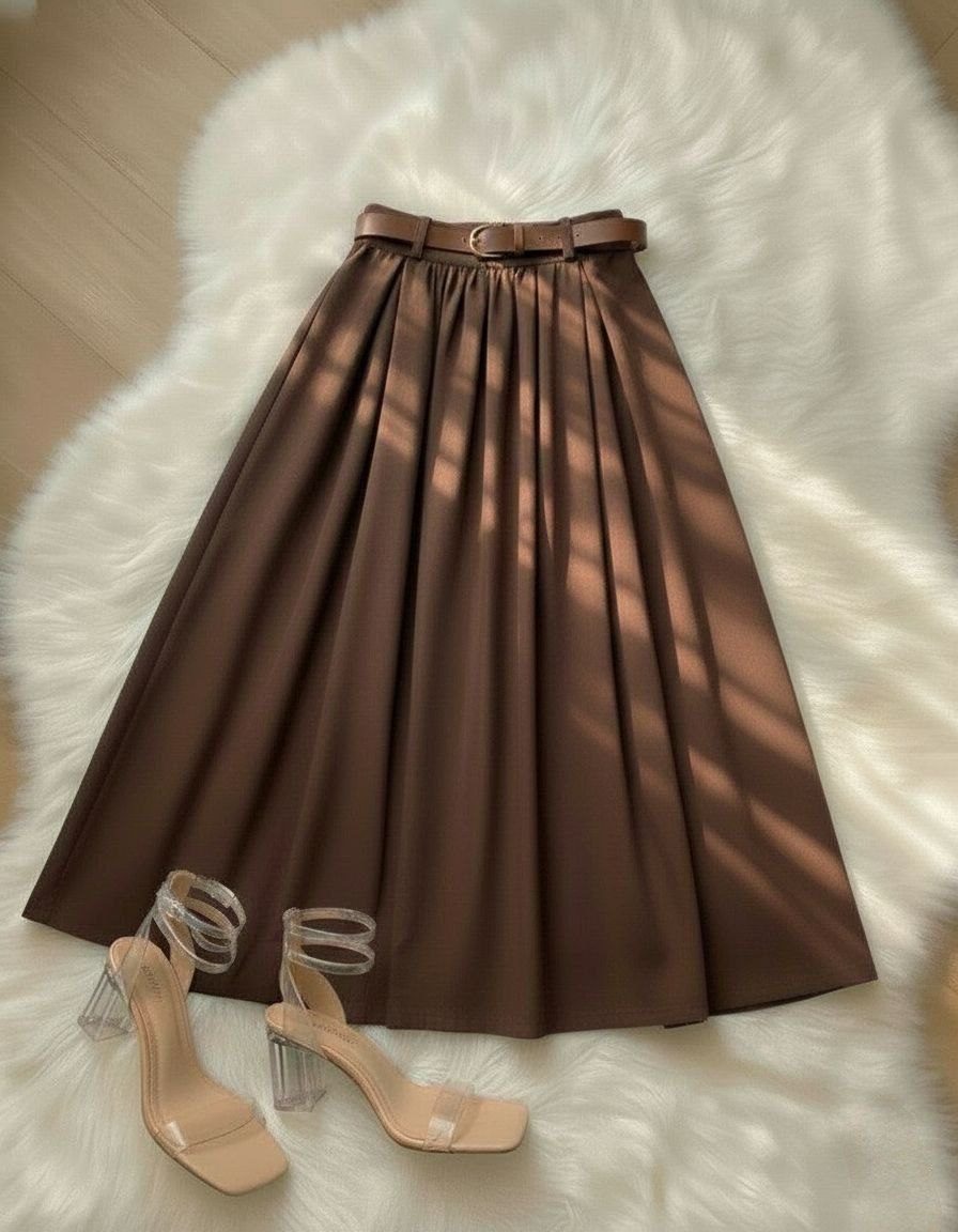 دامن کتان زنانه (ضمانت اصالت و ارسال رایگان) - Image 4