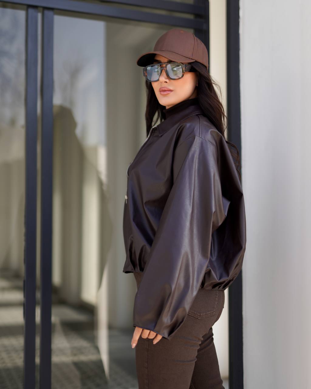 بامبر چرم آستین پف (ضمانت اصالت و ارسال رایگان) - Image 4