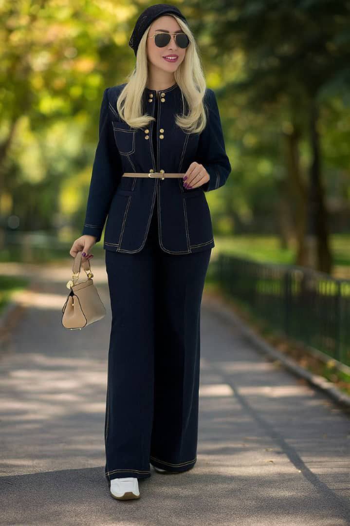 کت شلوار زنانه نگین (ضمانت اصالت و ارسال رایگان) - Image 3