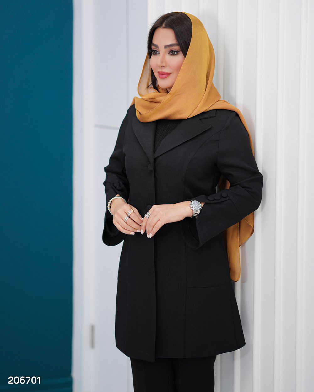 مانتو یقه انگلیسی سامینا (ضمانت اصالت و ارسال رایگان) - Image 4