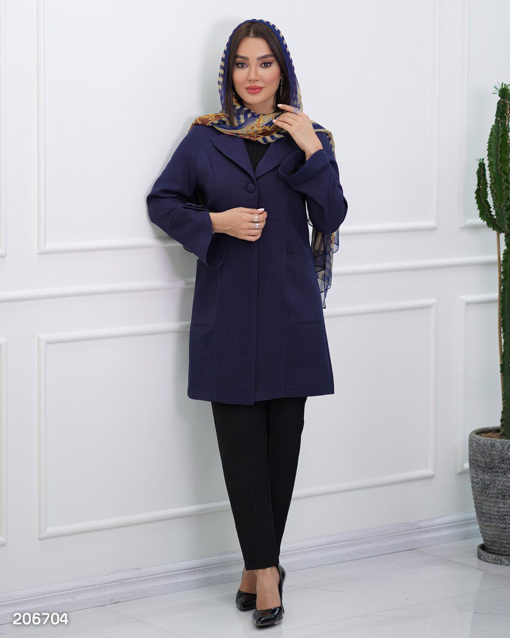 مانتو یقه انگلیسی سامینا (ضمانت اصالت و ارسال رایگان) - Image 9