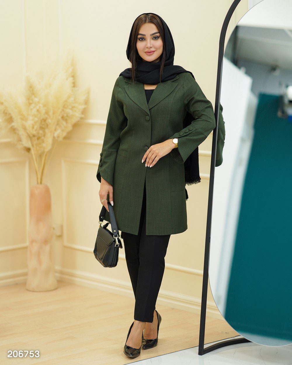 مانتو یقه انگلیسی سامینا (ضمانت اصالت و ارسال رایگان) - Image 12