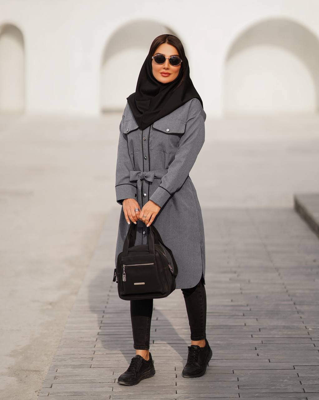 مانتو دیپلمات مغزی بلند (ضمانت اصالت و ارسال رایگان) - Image 6