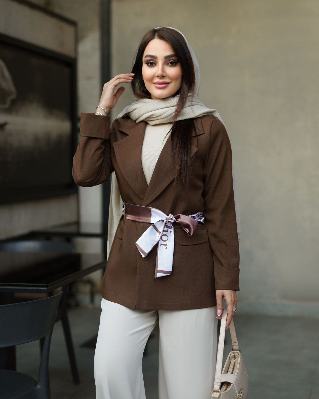 کت یقه انگلیسی زنانه مدل دیور (ضمانت اصالت و ارسال رایگان ) - Image 3