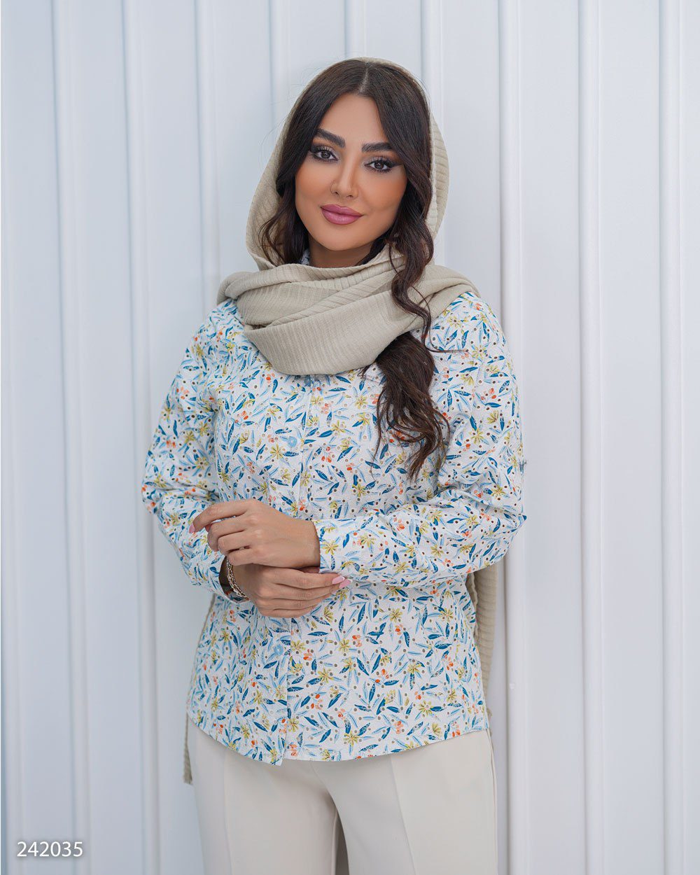 شومیز سوزندوزی زنانه لعیا (ضمانت اصالت و ارسال رایگان )