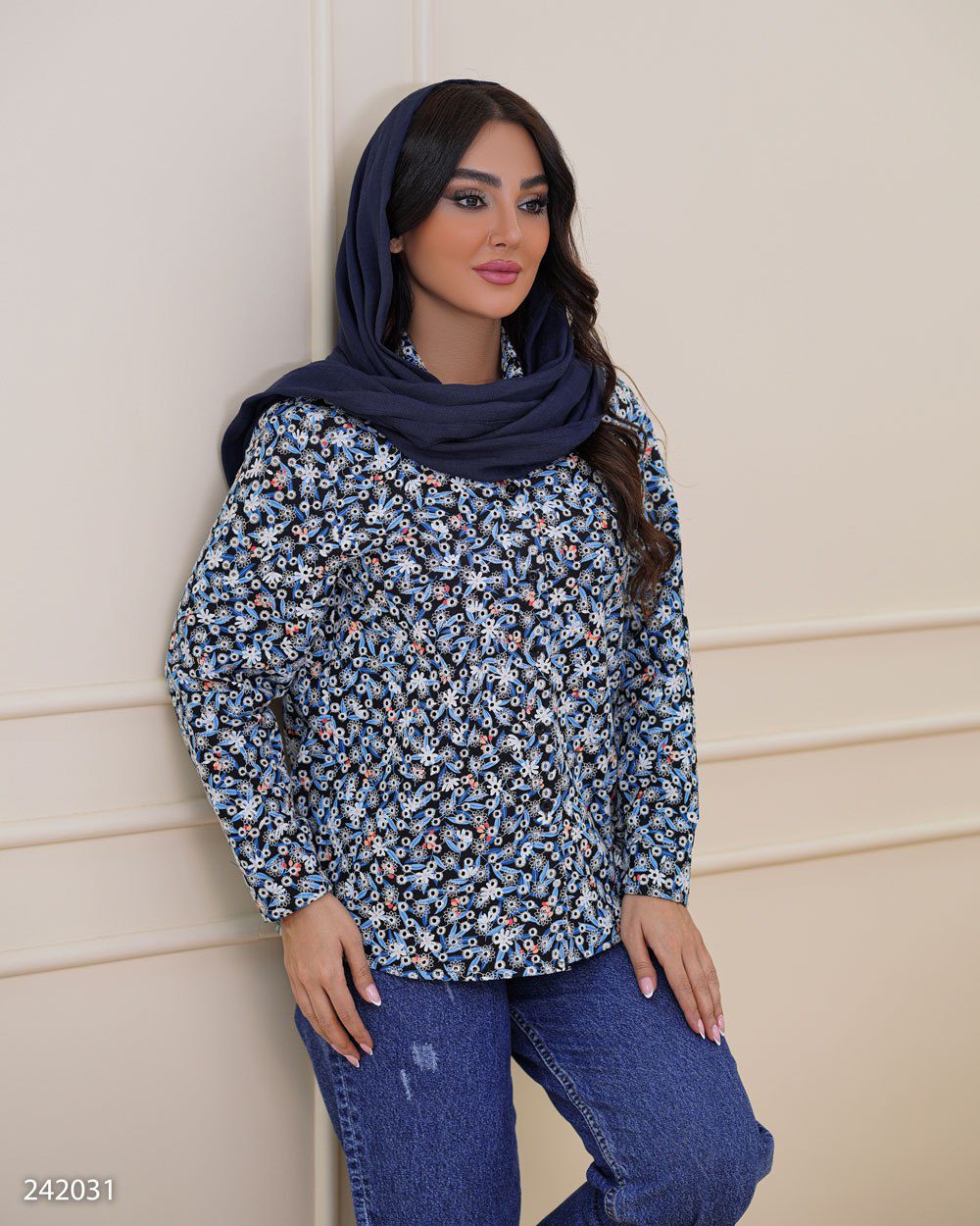 شومیز سوزندوزی زنانه لعیا (ضمانت اصالت و ارسال رایگان ) - Image 5