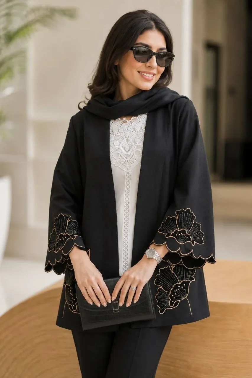 مانتو گلدوزی زنانه مدل آلند (ضمانت اصالت و ارسال رایگان)